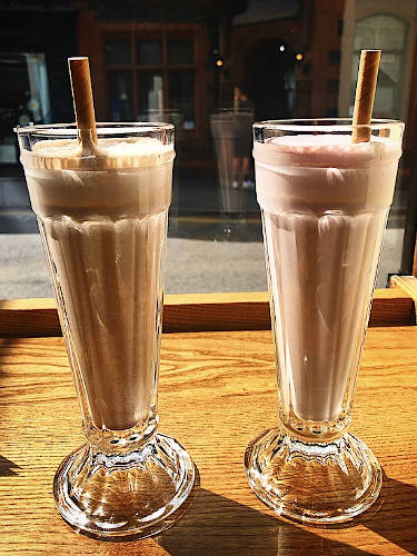 Delicious organic La’al milkshakes