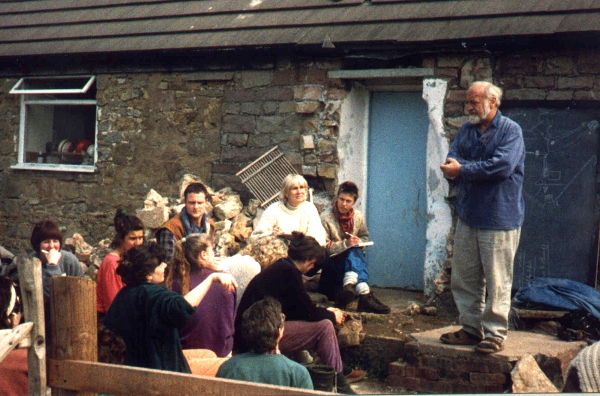 Bill Mollison at Ragmans Lane Farm