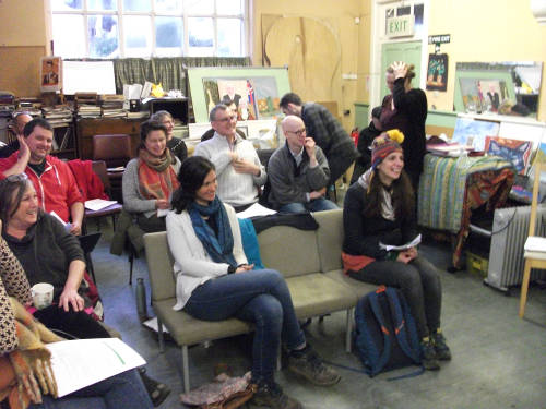 Permaculture in the community arts studio