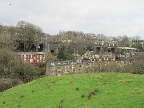 Broadbottom from across the Etherow