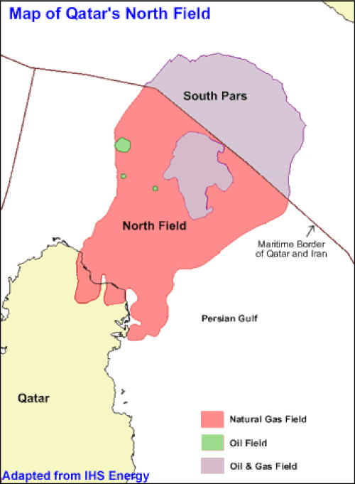 Qatar North Dome gas field